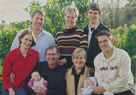 The extended Martin family in 2004