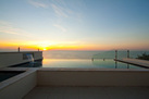 Fibreglass swimming pool