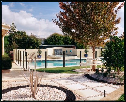 Fibreglass swimming pool